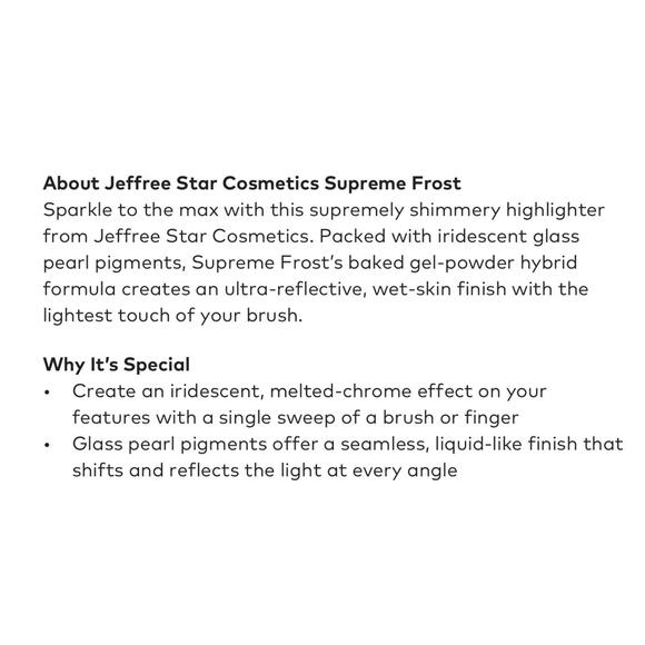 NIB Jeffree Star Supreme Frost Money Honey Highlighting Powder 8g - Picture 12 of 12